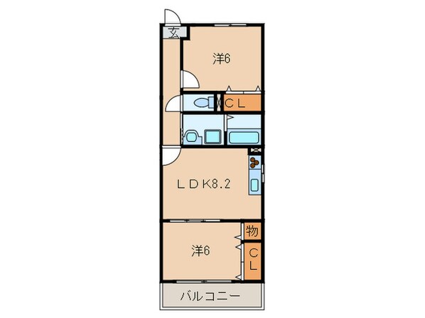 アスナロ２１の物件間取画像